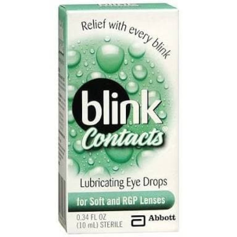 blink contact cairan tetes mata pelembab softlens 10 ml