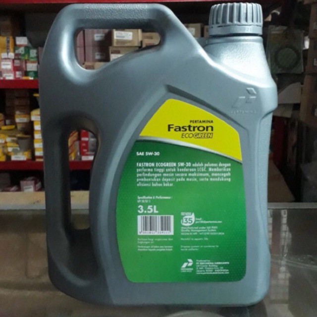 OLI FASTRON ECO GREEN SAE 5W-30 API SN/GF-5 LCGC 3,5L ORIGINAL