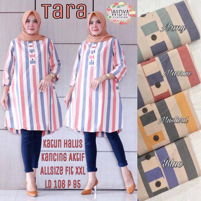 TARA TUNIK / BUSUI FRIENDLY / BAJU ATASAN / BAJU TUNIK