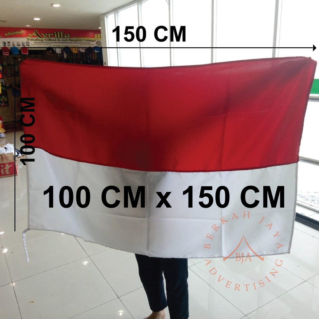 Bendera Indonesia Uk 100 x 150 cm