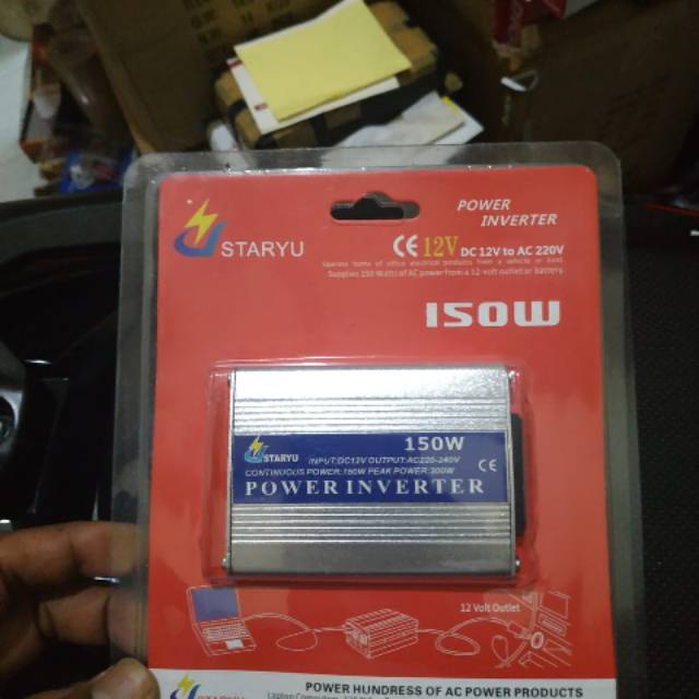 Power Inverter 150W Inverter STARYU 150 Watt Kualitas Bagus