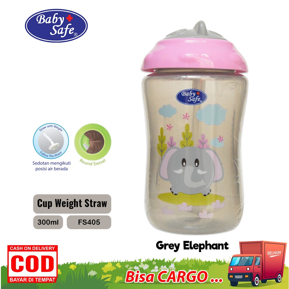 Baby Safe Cup with Weighted Straw 300 ml (FS405)