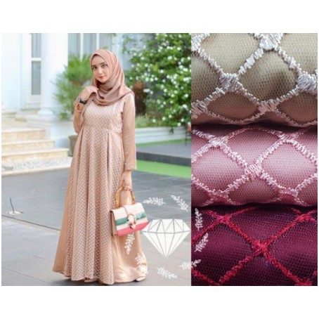 Baju Gamis Muslim Terbaru 2021 Model Baju Pesta Wanita kekinian Bahan Kekinian Busana