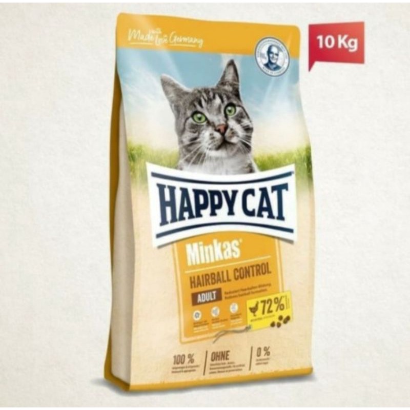 Grab gojek happy cat adult minkas hairball control 10kg