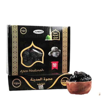 

PROMO Kurma AJWA JUMBO XL SUPER / Kurma Nabi Asli Saudi Madinah Premium Oleh Oleh Haji Umroh