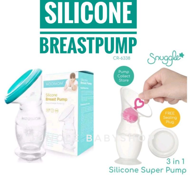 MOOIMOM SILICONE BREAST PUMP CROWN BREASTPUMP SILIKON Snuggle