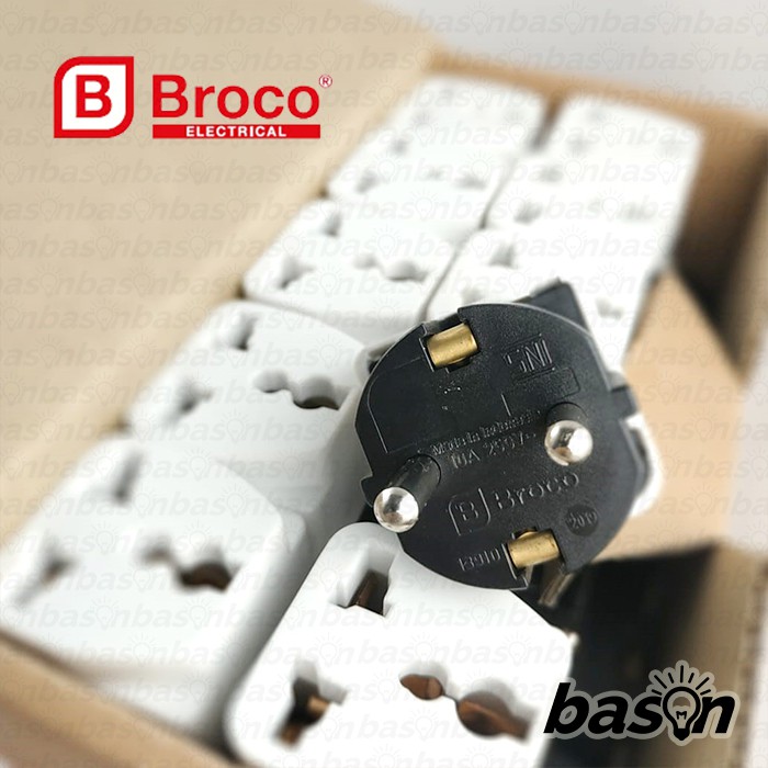 BROCO 13910 STD Universal Adaptor Plug | EU to Universal