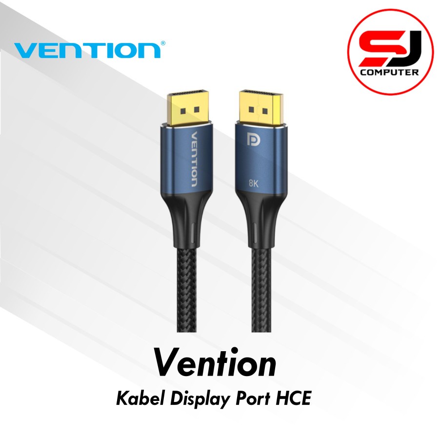 Vention HCE Kabel Displayport DP 4K 144Hz Ultra HD Male to Male 2M