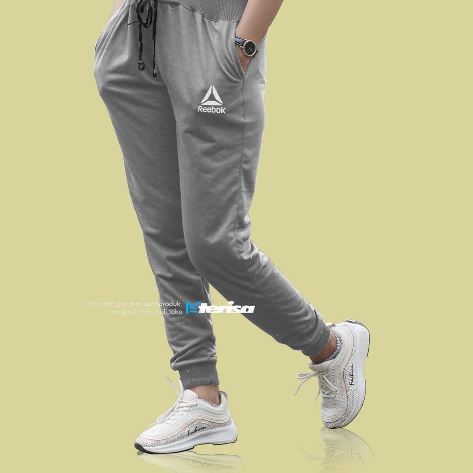 [Kekinian Ramadhan❝] Celana Jogger Jogger training sweat pants JPG REBOOK.>, [|.Makacih.|]
