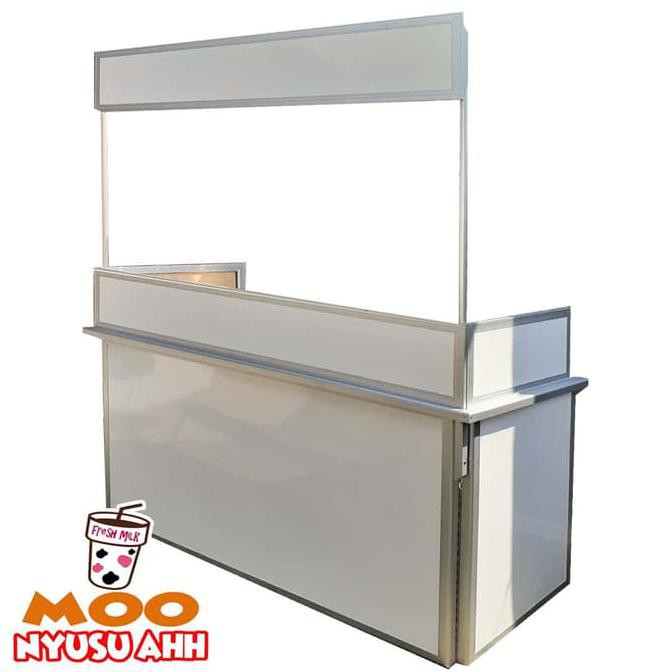 Booth Portable MURAH Putih Polos ( JUMBO ) 120 X 60 X 80 CM.