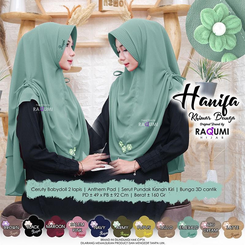 HANIFA BY RAQUMI HIJAB SOLO