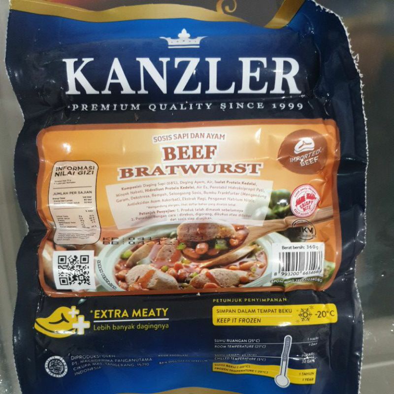

Kanzler beef bratwurst