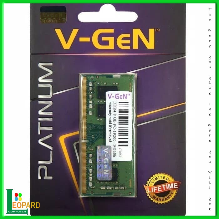 SODIMM DDR4 8GB 19200/2400MHz V-GeN Platinum RAM Laptop Vgen