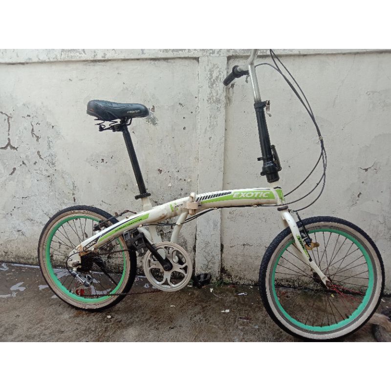 SEPEDA LIPAT EXOTIC 20 INCH WHITE