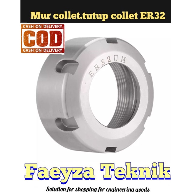 nuts collet tutup collet ER32 mur collet bukan arbor collet cocok untuk arbor type ER32 mt2 mt3 mt4 