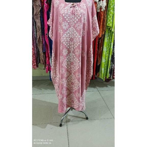 Tidak Diragukan.. DASTER LOWO ADEM "KAMILA" LOWO BATIK CAP PRODUKSI PEKALONGAN KERAH KARET BUSUI FRI