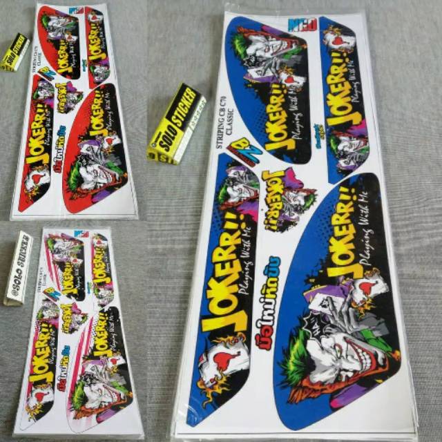 BISA COD (TERLENGKAP) -Striping Motor Variasi Honda C70- Pitung Jokerr