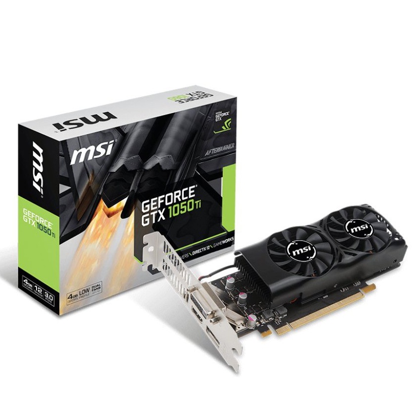 VGA MSI NVIDIA GTX 1050 Ti 4GT OCV1 4GB GDDR5
