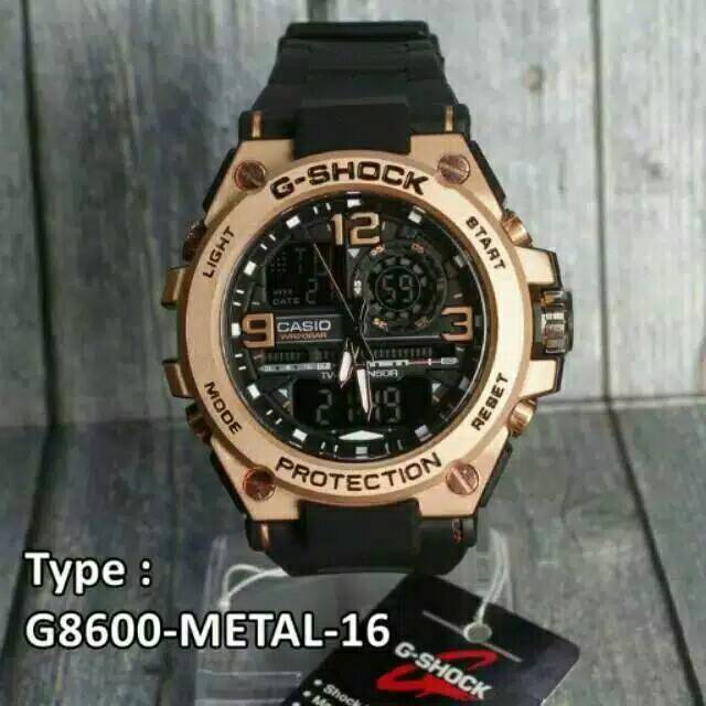 COD ( Bayar Tujuan Ready 8 Type ) Jam Tangan Pria Sporty Casio G-Shock GST-8600