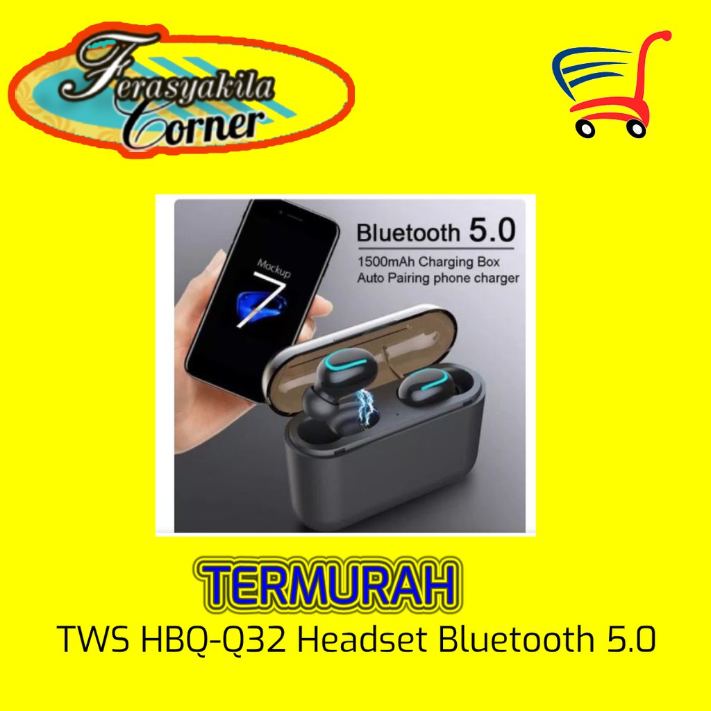 True Wireless Earphone TWS HBQ-Q32 Headset Bluetooth 5.0