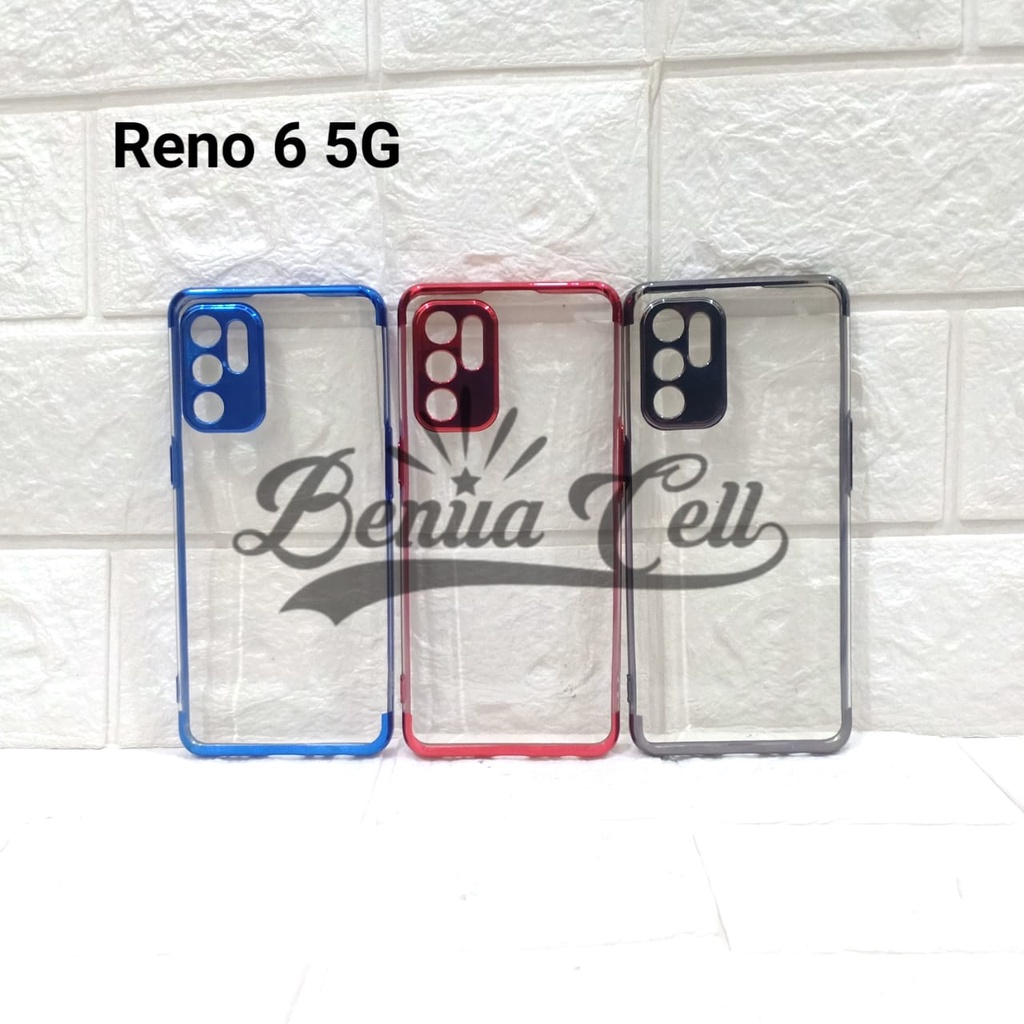 CASE RENO 6 5G - PREMIUM SHINING CHROME OPPO RENO 6 4G RENO 6 5G