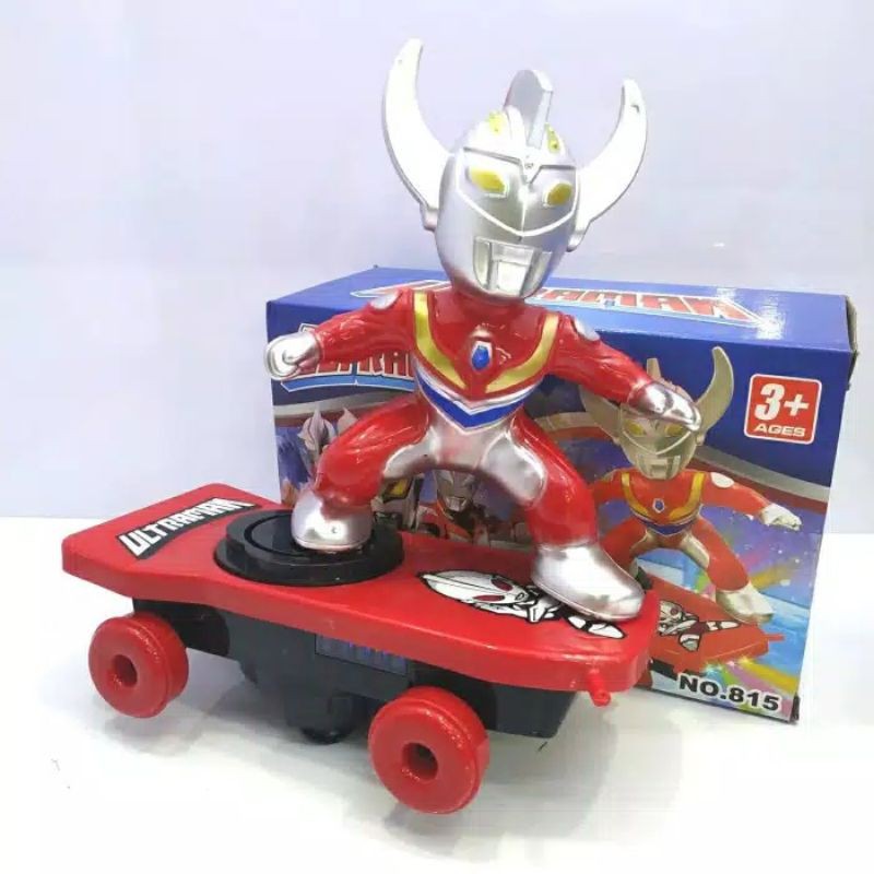 Ultraman skeatboard mainan anak