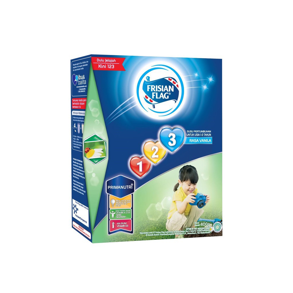 

Frisian Flag 123 Vanila 400g