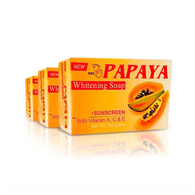 Sabun PAPAYA Besar kemasan baru/ PAPAYA Whitening Soap 135 gram