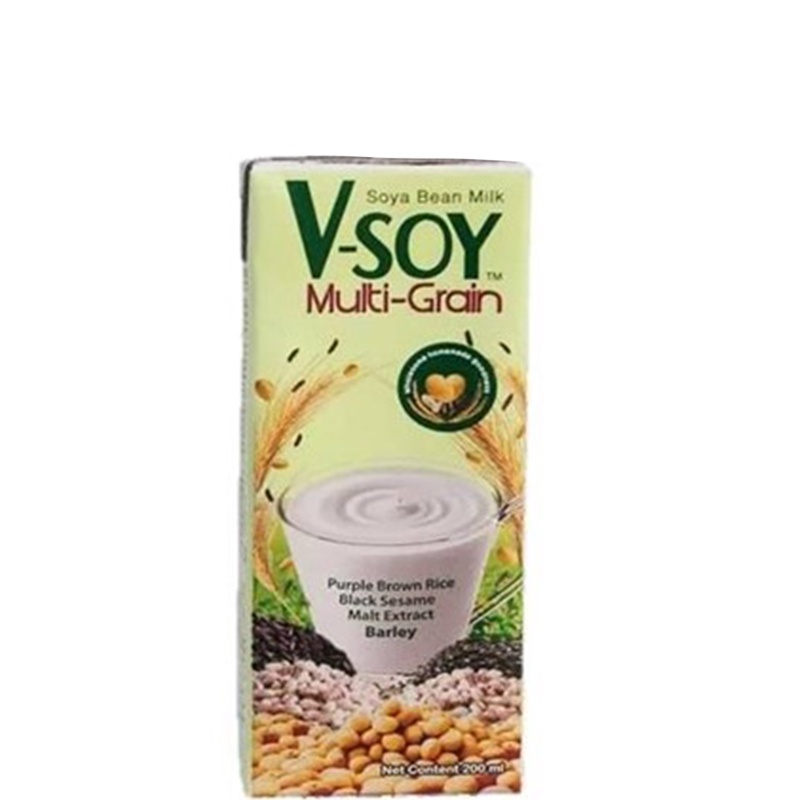 

V-SOY Multi Grain Soy Milk Susu Kedelai 4 x 200 mL