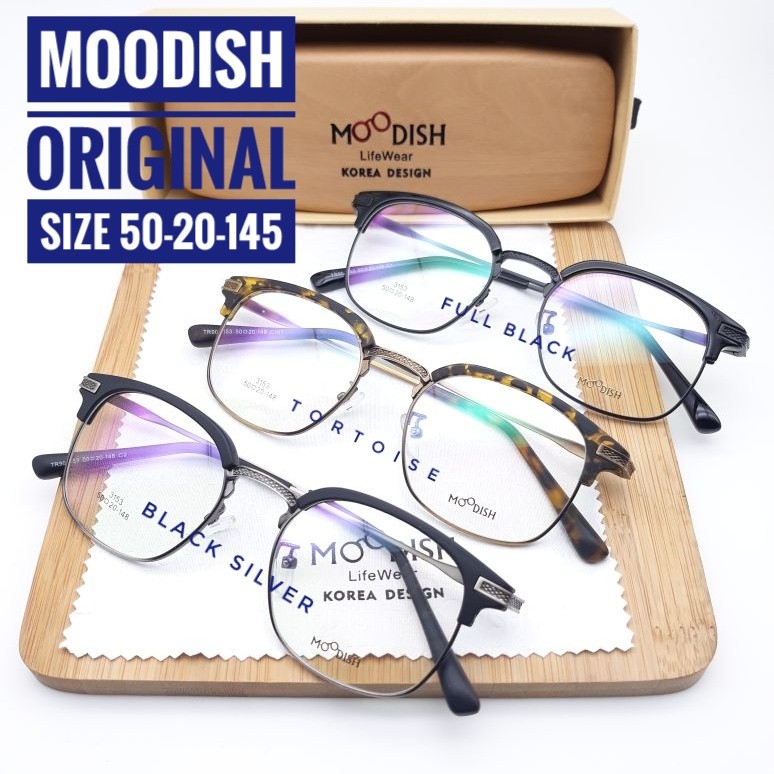 Frame Kacamata Moodish 3153 Frame Kacamata Original Homebrand