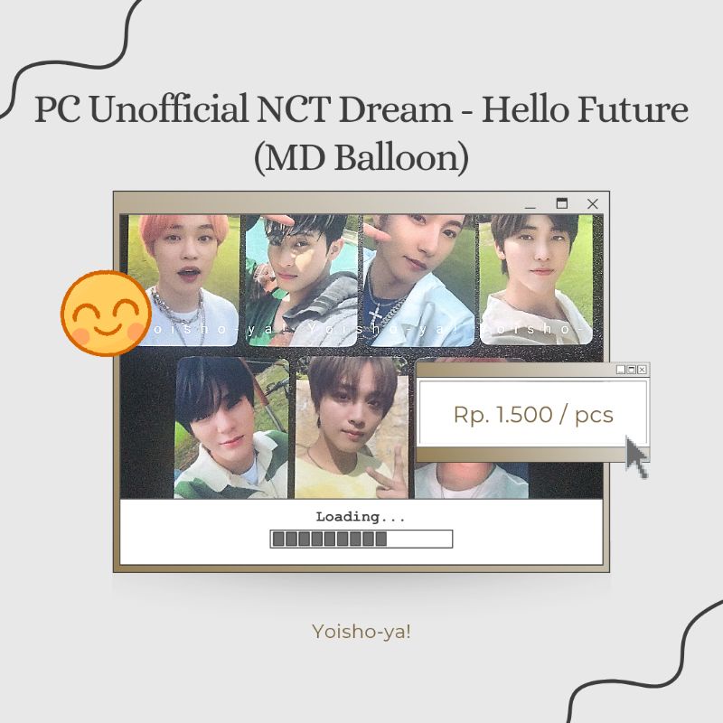 NCT Dream - Hello Future (MD Ballon PC) PC Unofficial/Replika