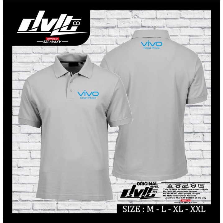 Poloshirt/Kaos Polo Vivo Logo Murah -MD Cloth