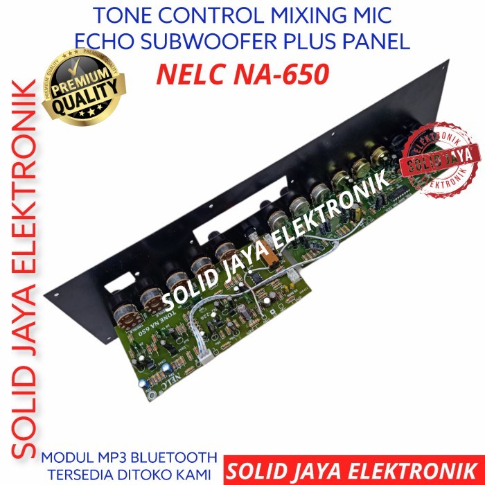 KIT TONE CONTROL AKTIF MUSIK MIXING ACTIVE SUBWOOFER MIC MIC MULTIMEDIA NA-650 N-266 PLUS PANEL UNTUK MODUL MP3 MP5 KARAOKE ECHO REPEAT REPEATER SUB SUBOOFER MUSIC  KONTROL N 650 266  NELC ASLI ORIGINAL