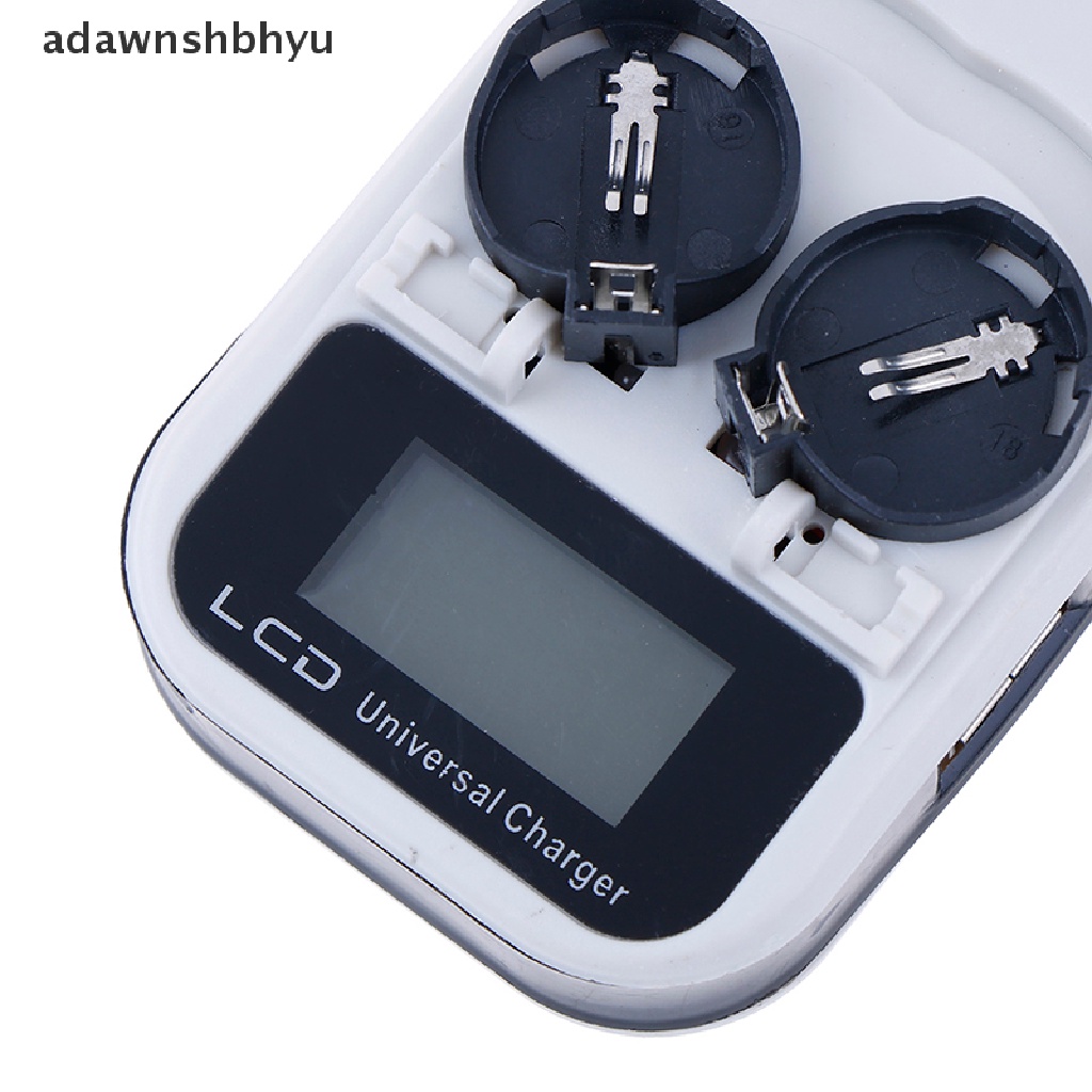 Adawnshbhyu LIR2032LIR2025LIR2016 3.6V Charger Baterai Lithium Button Cell Coin Isi Ulang