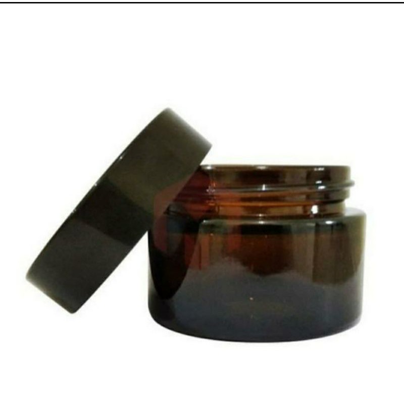 Pot Cream Kaca 30 gr / Pot Jar Kaca Amber 30ml Tebal Berkualitas
