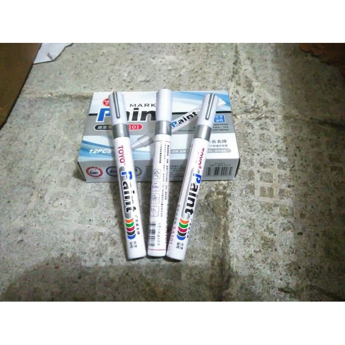 

Promo lagi Spidol Ban TOYO SILVER - Paint Marker Toyo Kualitas Terbaik