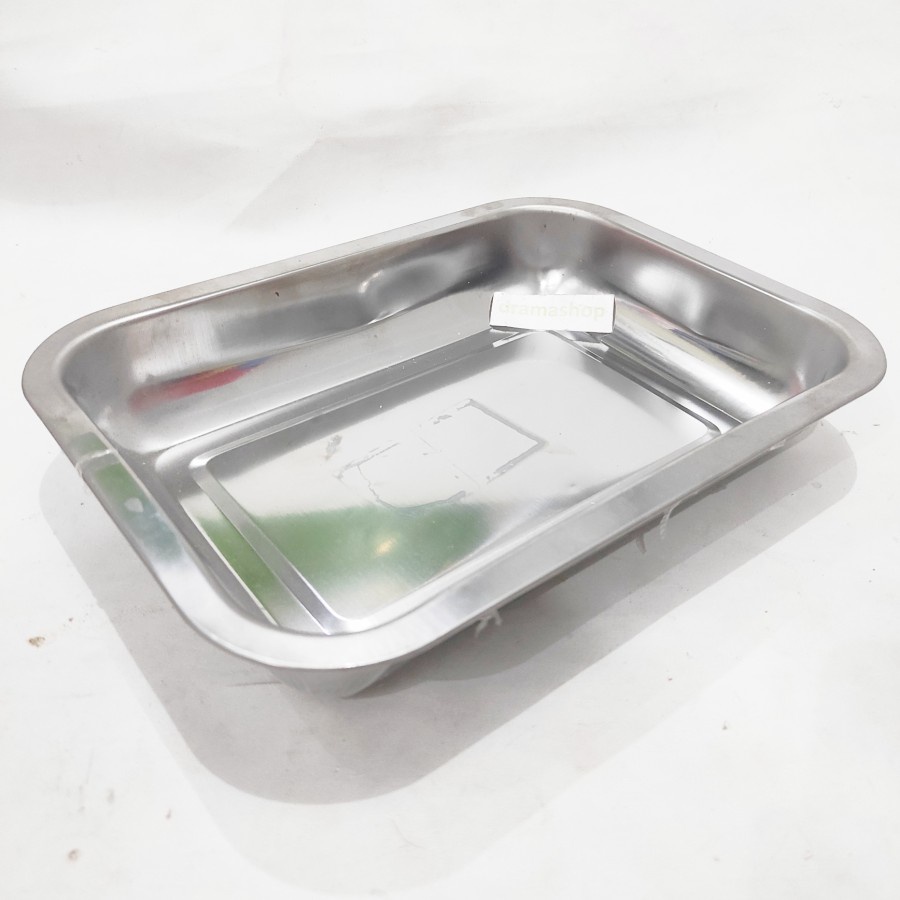 Nampan wadah baki tray trey steinless stainless steel medium kecil