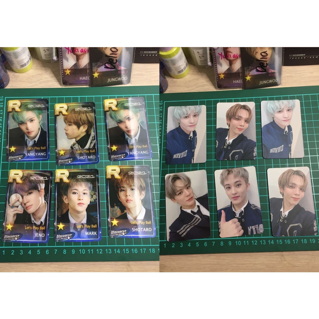 ✨[READY STOCK (baca desc box)] Lenticular NCT U - Let's Play Ball "UNIVERSE"✨ MARK RENJUN JENO HAECH