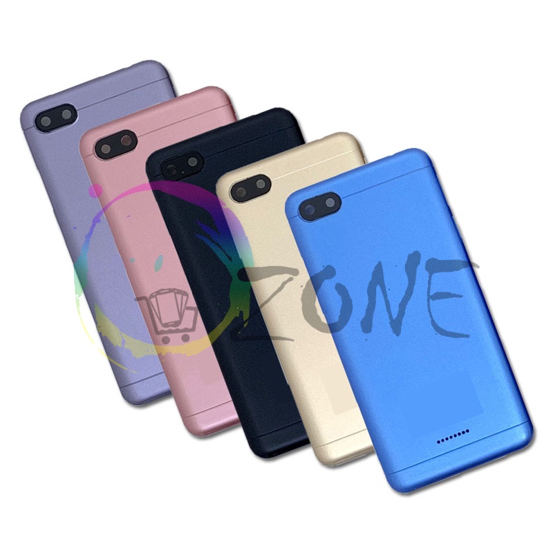 BACKDOOR BACK CASING - HOUSING XIAOMI REDMI 6A DUAL SIM TUTUP BATERAI