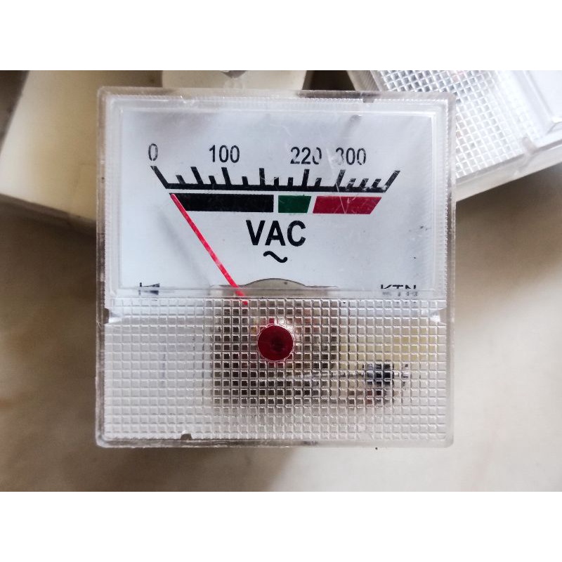 paling murah Voltmeter Panel - VU Meter AC 300 Volt 40 mm - DPB-40