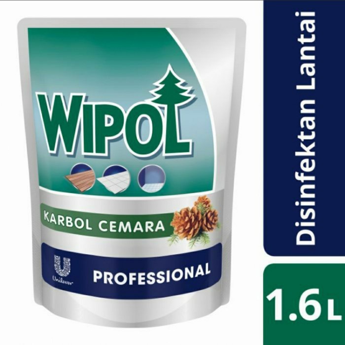 Karbol- Wipol Karbol Cemara Profesional 1.6L -Karbol.