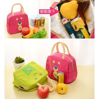 Iconic Insulated Lunch Bag Cooler WAJAH KARTUN -Tas Bekal Makan (GN81)