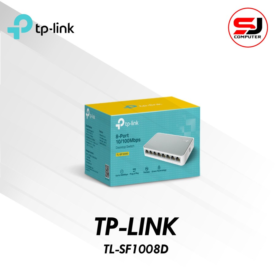 Switch HUB TP LINK 8 Port TL-SF1008D 10/100Mbps Network Lan Original