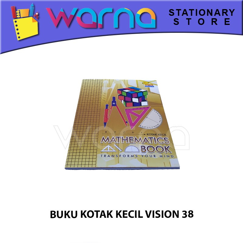 

BUKU TULIS KOTAK STRIMIN KECIL VISION 38