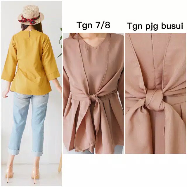 Chamele Blouse Wanita Dengan 3 Model Multifungsi / 3 Ways Blouse 2221/2222/2224