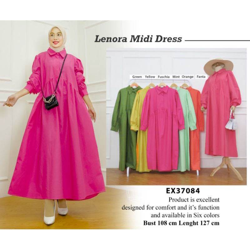 midi dress extu long tunik extu gamis extu