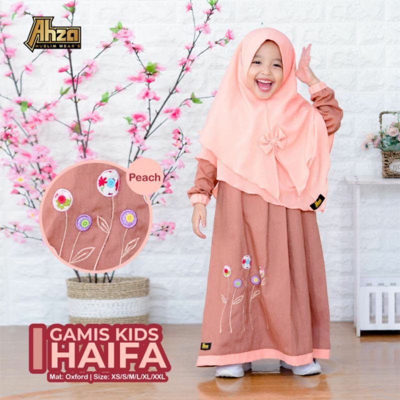GAMIS ANAK GAMIS KIDS HAIFA BY AHZA