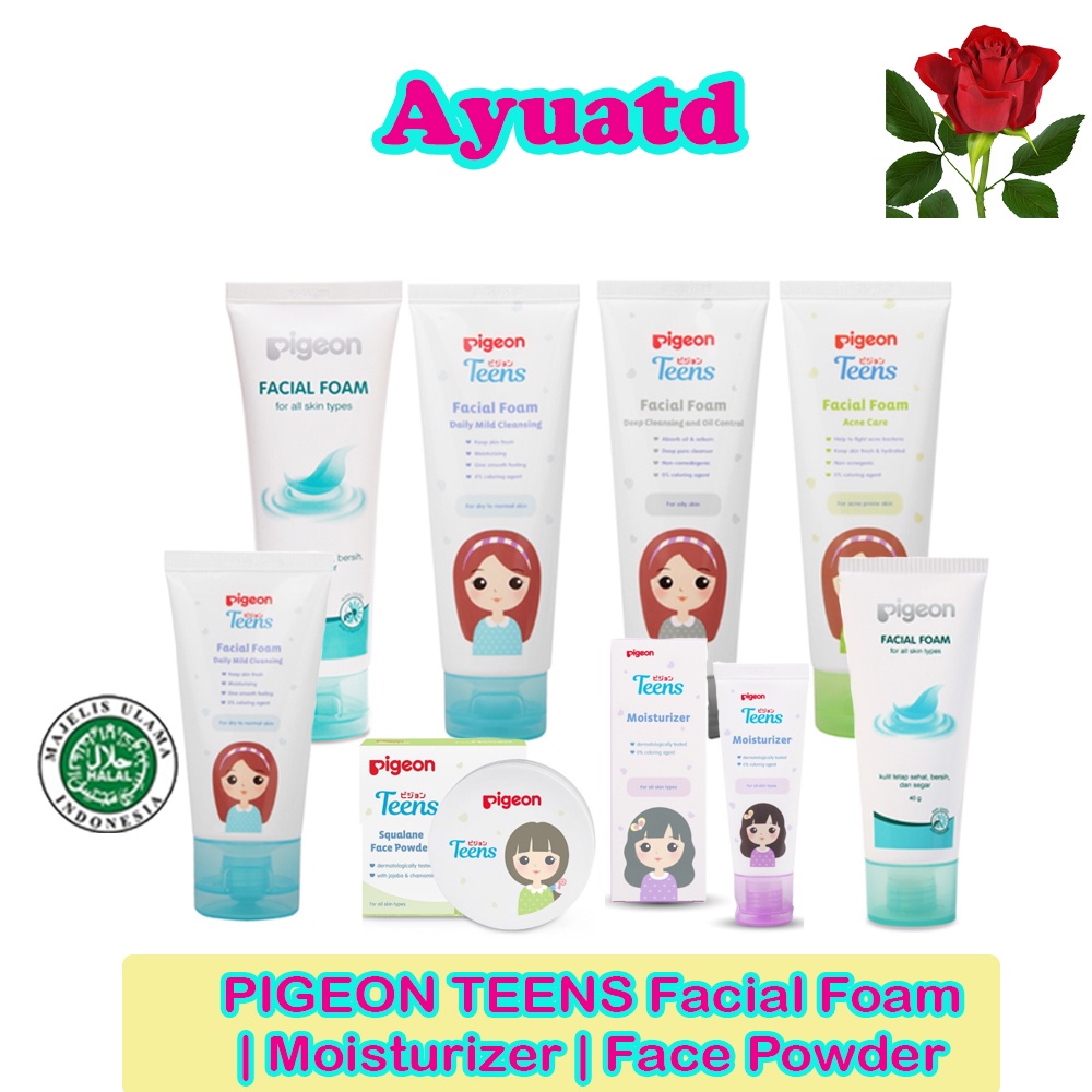 PIGEON TEENS / Kaila Beauty Facial Foam / Daily Facial Foam / Anti Acne Facial Foam / Oil Control Facial Foam ORIGINAL BPOM