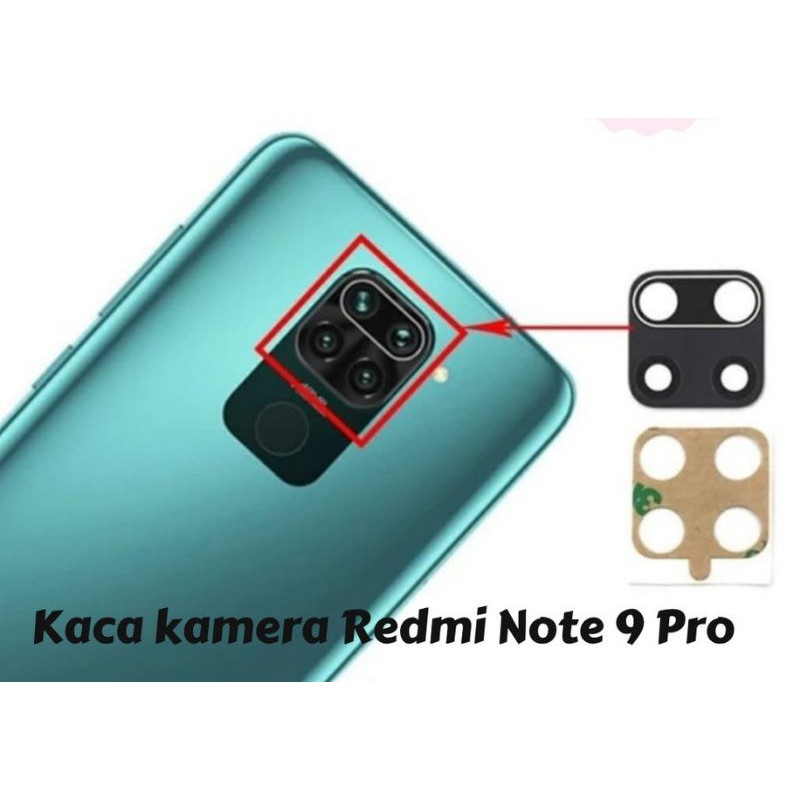 Lensa Kaca Kamera Belakang Xiaomi Redmi 9Pro Original