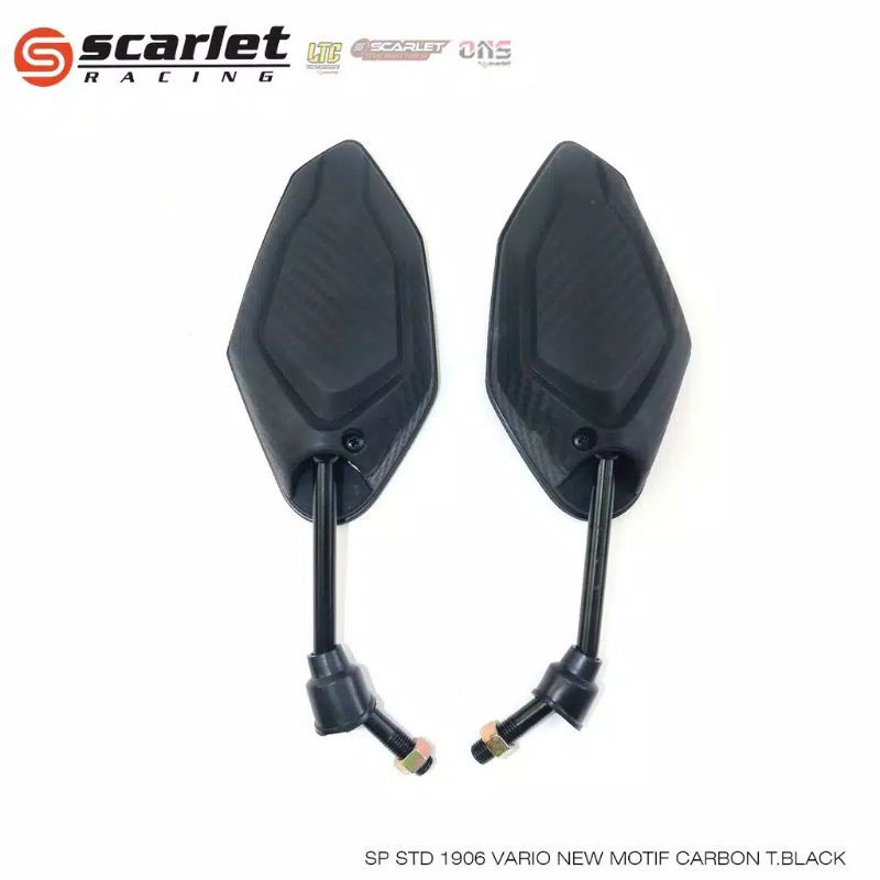 (VARIO)SPION STANDAR SCARLET SEPASANG 1SET CARBON BEAT VARIO 110 125 150 FI SCOOPY SPACY DLL